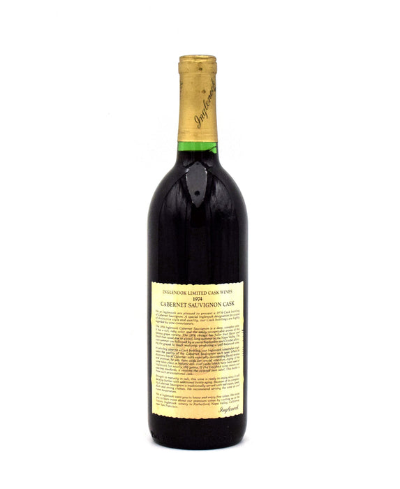 1974 Inglenook Reserve Cask Cabernet Sauvignon (A-4)