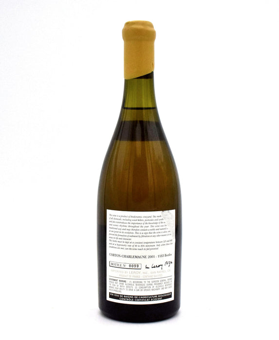 2001 Leroy Corton-Charlemagne Grand Cru