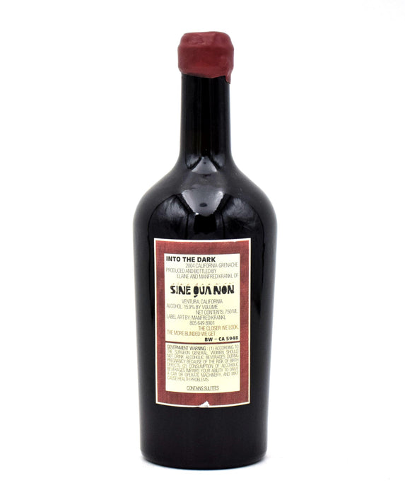 2004 Sine Qua Non Into The Dark Grenache