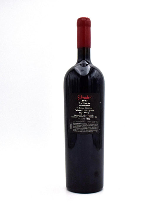 2017 Schrader Cellars 'Old Sparky' Beckstoffer To Kalon Vineyard Cabernet Sauvignon (1.5L)