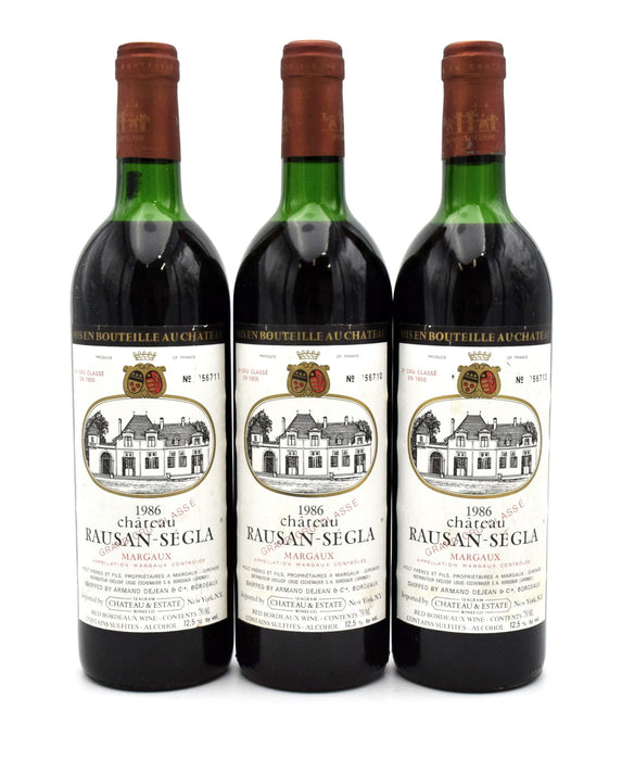 1986 Chateau Rauzan-Segla (HS)