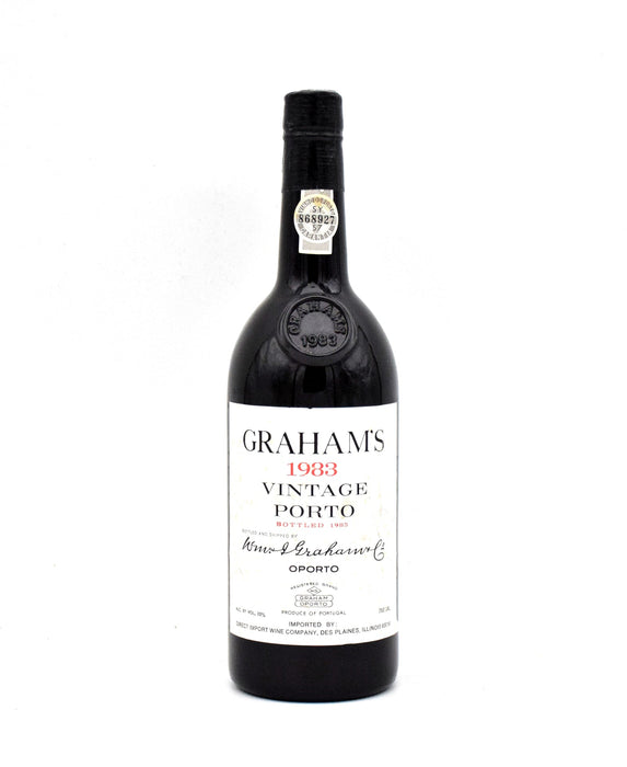 1983 W & J Graham's Vintage Port (Slightly Torn Label)