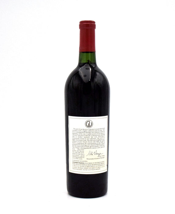 1987 Groth Reserve Cabernet Sauvignon