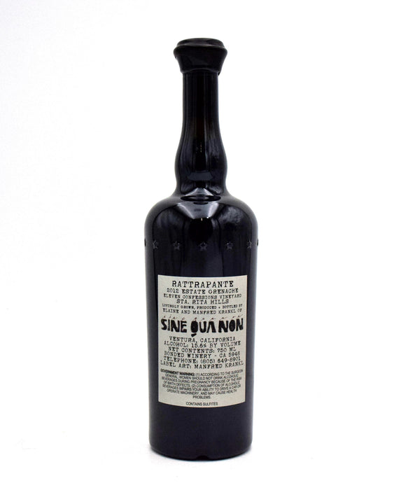 2012 Sine Qua Non Rattrapante Grenache