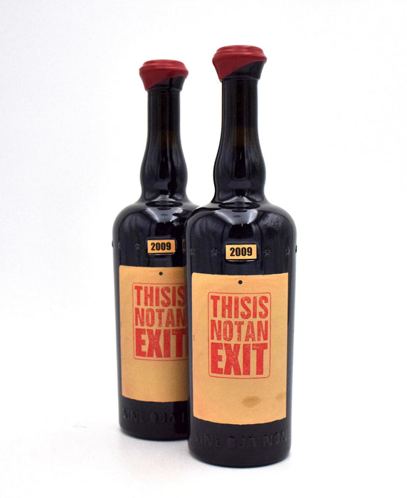 2009 Sine Qua Non 'Esto No Es una Salida' - 'This Is Not An Exit' Syrah