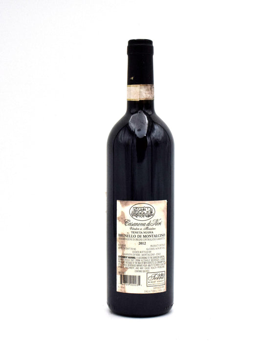 2012 Casanova di Neri Tenuta Nuova (Heavily Stained & Torn Label)