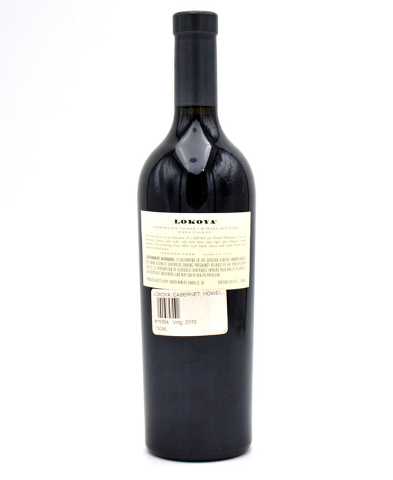 2010 Lokoya Winery Howell Mountain Cabernet Sauvignon