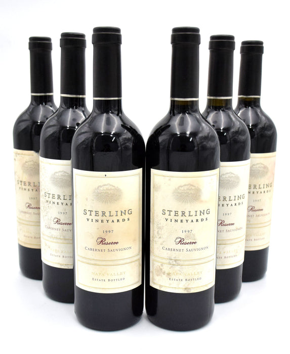 1997 Sterling Vineyards Napa Valley Reserve Cabernet Sauvignon (Slightly Stained/ Slightly Scuffed Labels)