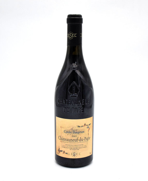 2003 Patrick Lesec Chateauneuf-du-Pape Cuvee Bargeton