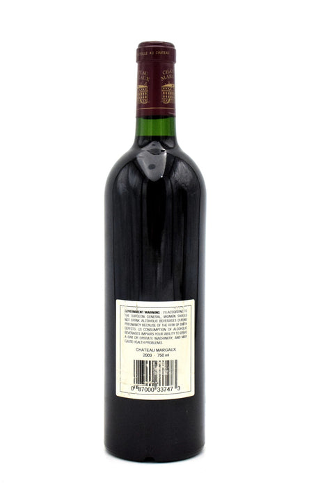 2003 Chateau Margaux (Very Slightly Scuffed Labels)