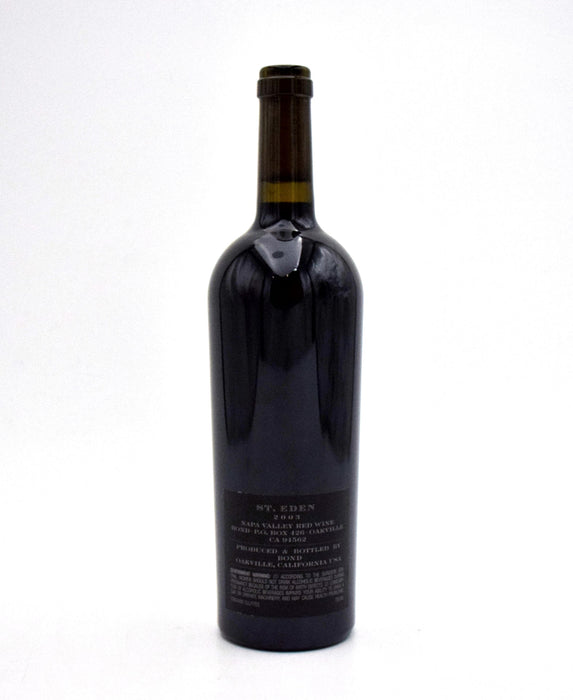 2003 BOND St. Eden (Very Slight Tear on Corner of Label)