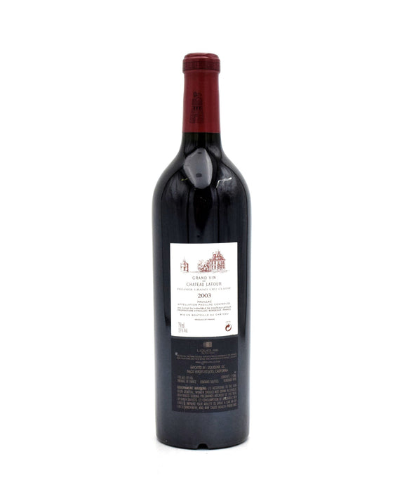 2003 Chateau Latour (Slightly Scuffed Labels)