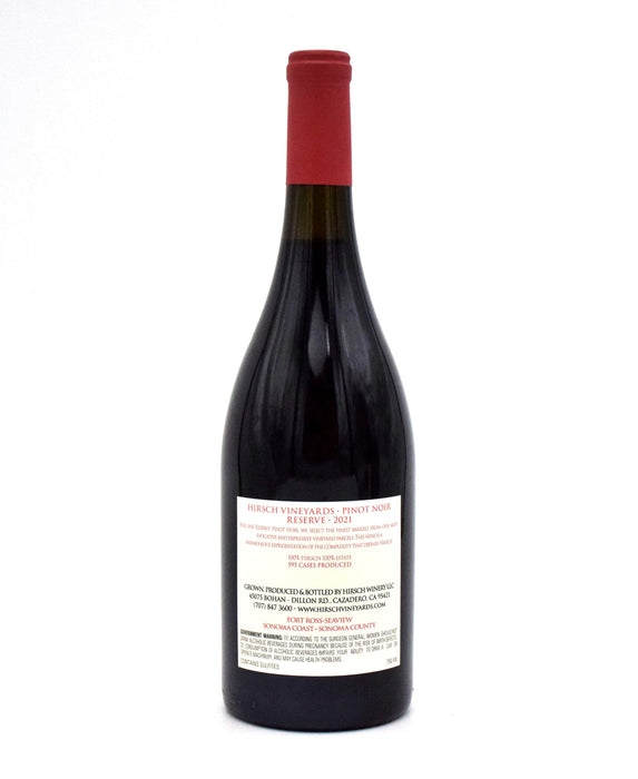 2021 Hirsch Vineyards Reserve Pinot Noir
