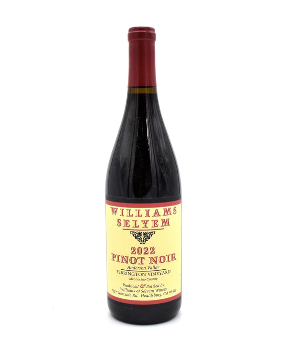2022 Williams Selyem Ferrington Vineyard Pinot Noir