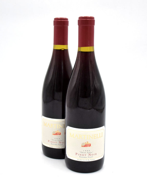 1999 Martinelli Three Colts Vineyard Pinot Noir