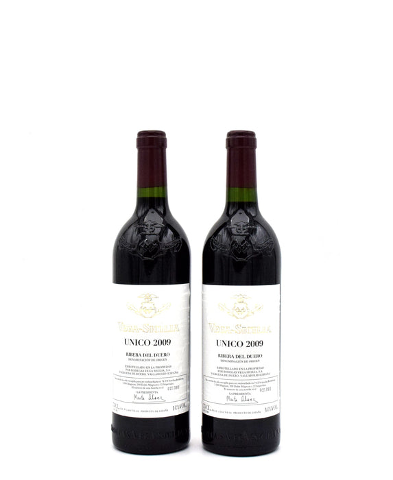 2009 Vega Sicilia Unico Gran Reserva (Slightly Wrinkled Labels)