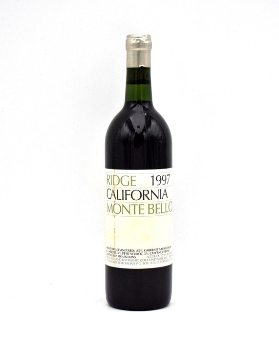 1997 Ridge Vineyards Monte Bello (Stained Label)