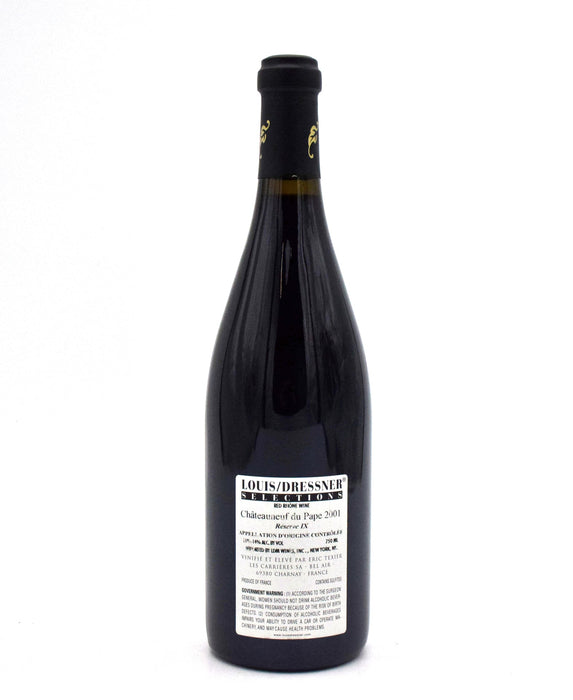 2001 Eric Texier Chateauneuf-du-Pape Reserve Improbable IX