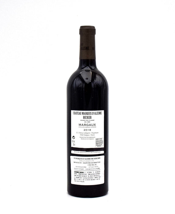 2018 Chateau Marquis d'Alesme Becker