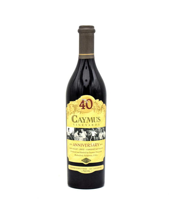 2012 Caymus Vineyards '40th Anniversary' Cabernet Sauvignon (Very Slightly Wrinkled Label)