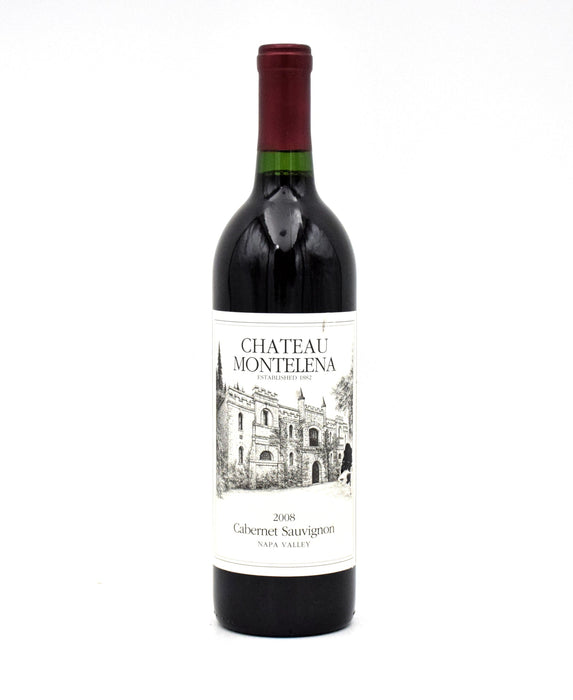 2008 Chateau Montelena Cabernet Sauvignon (Slightly Torn Label)