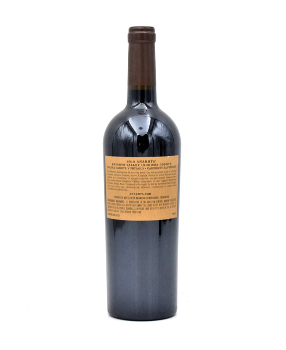 2013 Anakota Wines Helena Dakota Vineyard Cabernet Sauvignon