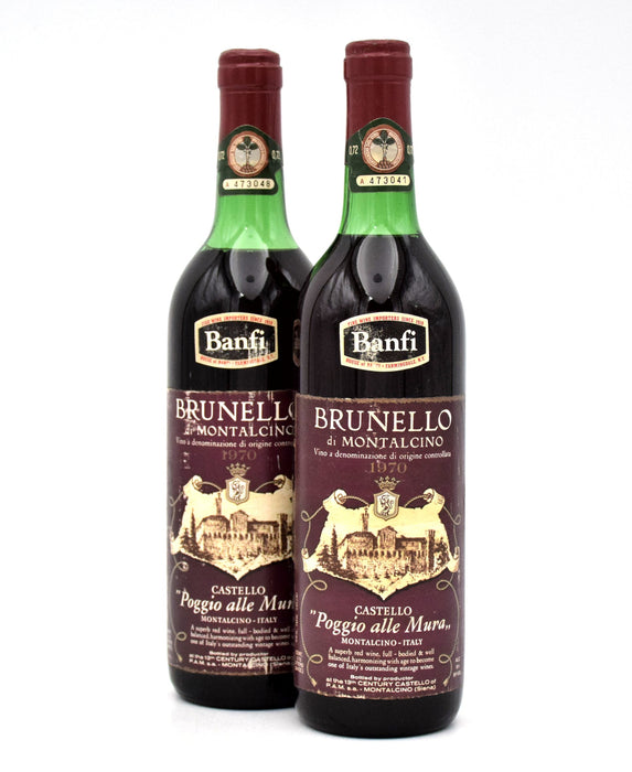 1970 Castello Banfi Poggio alle Mura Brunello di Montalcino DOCG