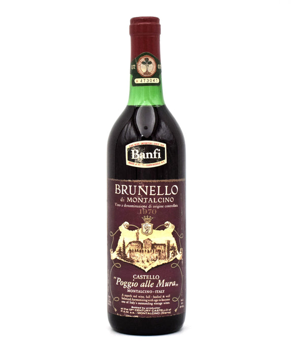 1970 Castello Banfi Poggio alle Mura Brunello di Montalcino DOCG