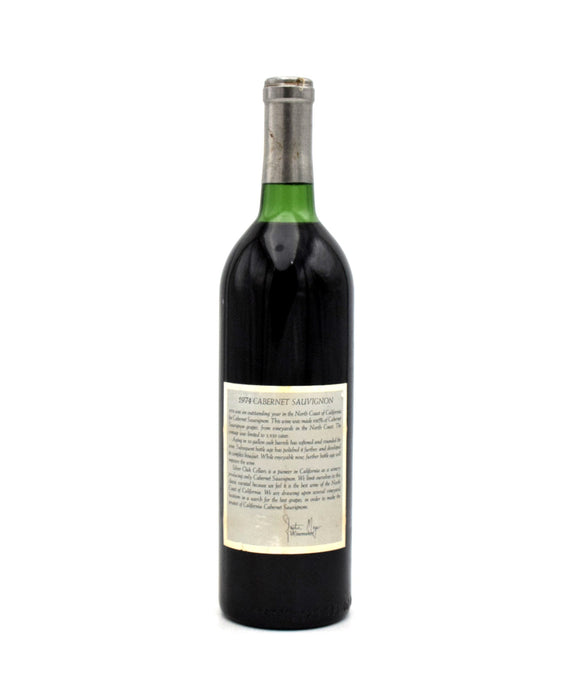 1974 Silver Oak Cellars Alexander Valley-North Coast Cabernet Sauvignon