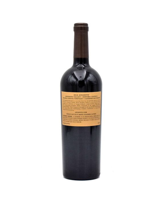 2015 Anakota Wines Helena Dakota Vineyard Cabernet Sauvignon