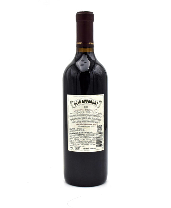 2022 Heir Apparent Mount Veeder Cabernet Sauvignon