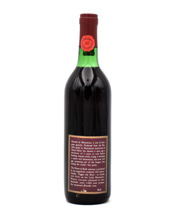 1970 Castello Banfi Poggio alle Mura Brunello di Montalcino DOCG