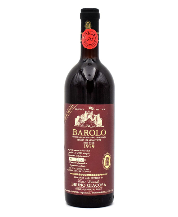 1979 Bruno Giacosa Bussia di Monforte Riserva Speciale