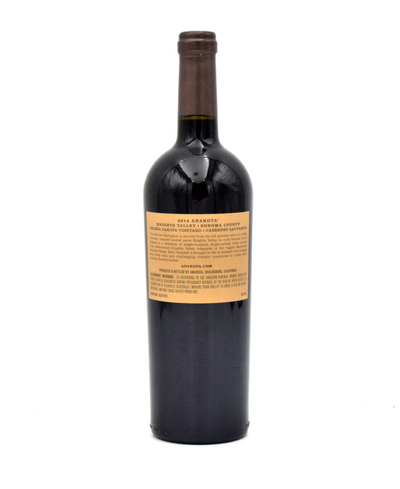 2014 Anakota Wines Helena Dakota Vineyard Cabernet Sauvignon
