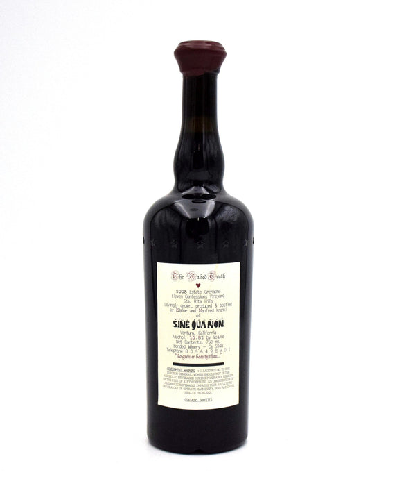 2005 Sine Qua Non The Naked Truth Grenache