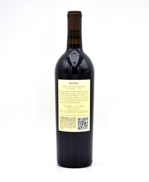 2011 Arietta 'Hudson Vineyard' Merlot