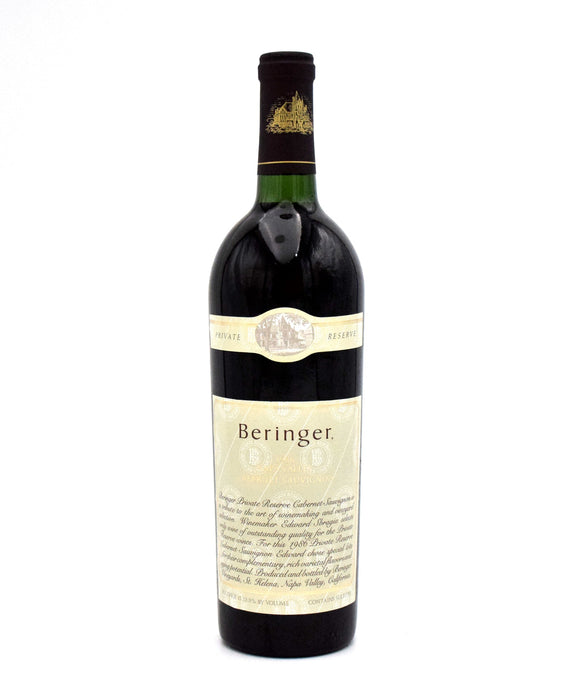 1986 Beringer Vineyards Private Reserve Cabernet Sauvignon