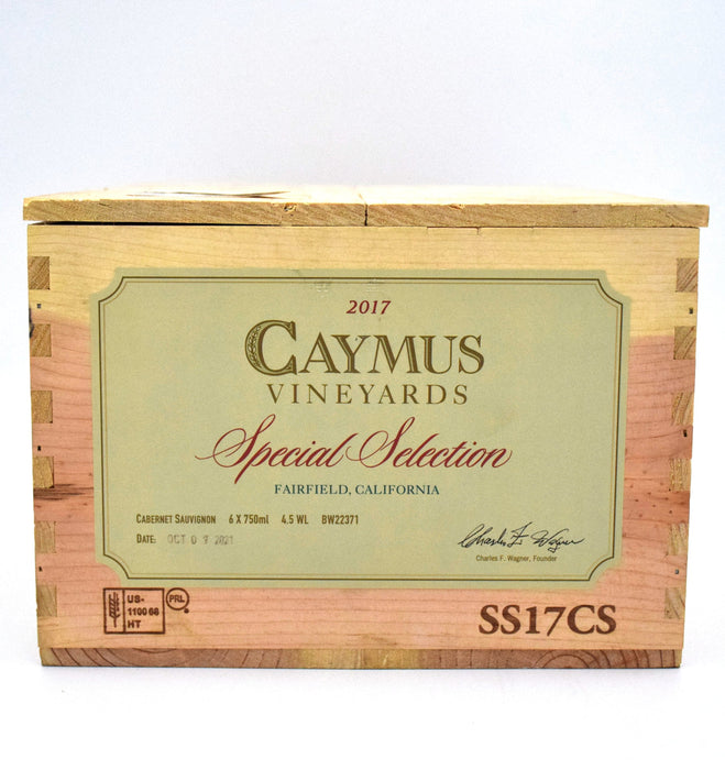2017 Caymus Special Selection Cabernet Sauvignon (Case of 6 Bottles)