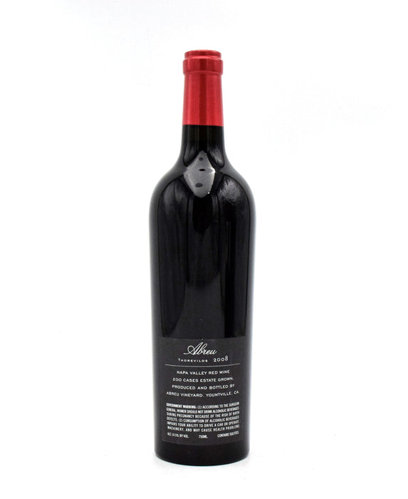 2008 Abreu Vineyard 'Thorevilos' Cabernet Sauvignon