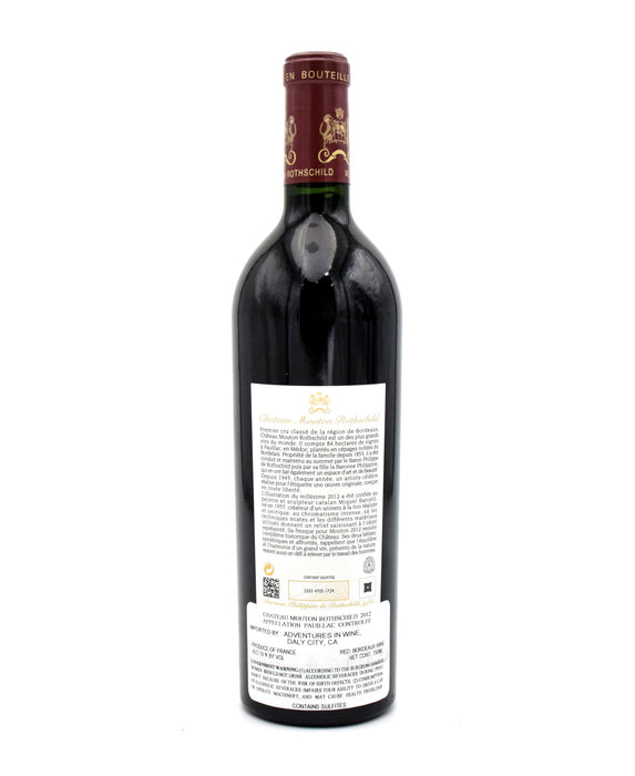 2012 Chateau Mouton Rothschild
