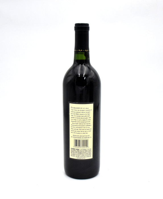 1998 Mount Veeder Winery Cabernet Sauvignon