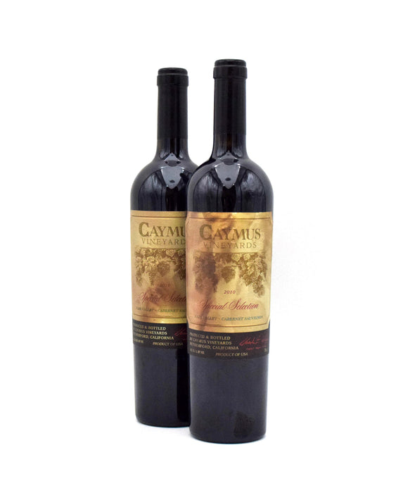 2010 Caymus Special Selection Cabernet Sauvignon (Heavily Stained Labels)