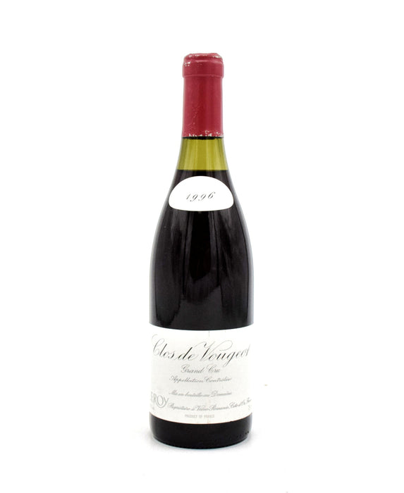 1996 Leroy Clos de Vougeot Grand Cru (Slightly Damaged Capsule)