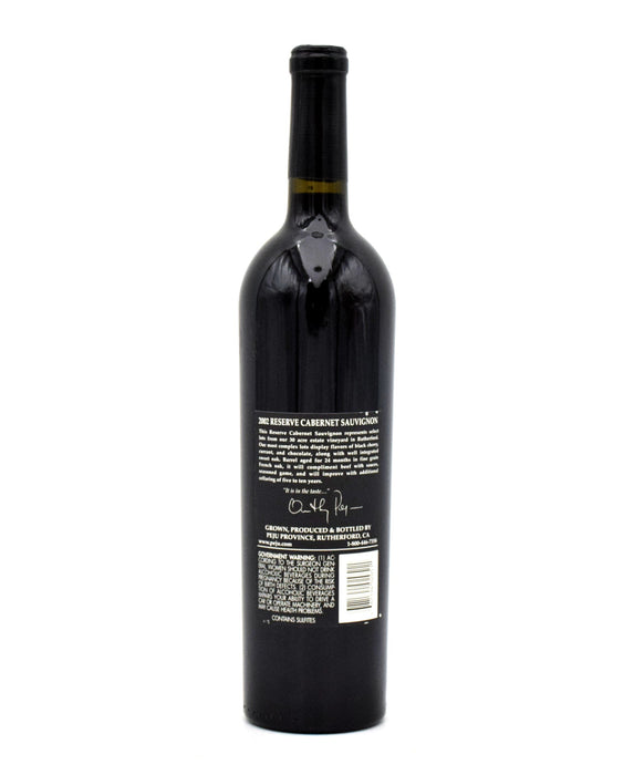 2002 Peju Province Winery Reserve Cabernet Sauvignon