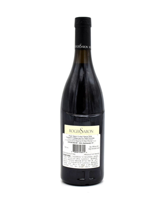 2006 Roger Sabon Chateauneuf-du-Pape Cuvee Prestige