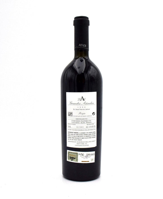 1998 Artadi Grandes Anadas