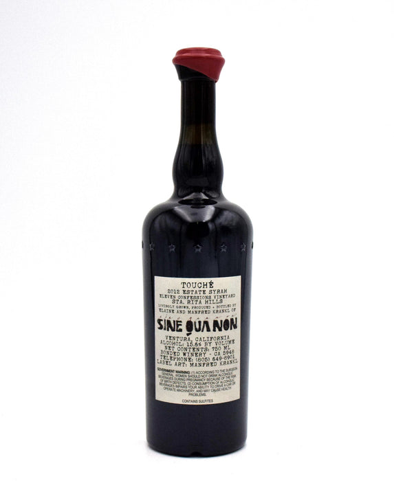2012 Sine Qua Non Touche Syrah