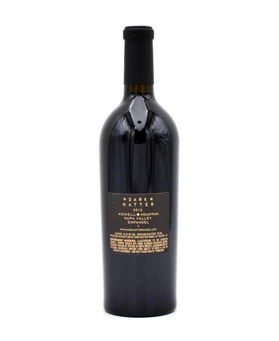 2012 Dark Matter Wines Zinfandel