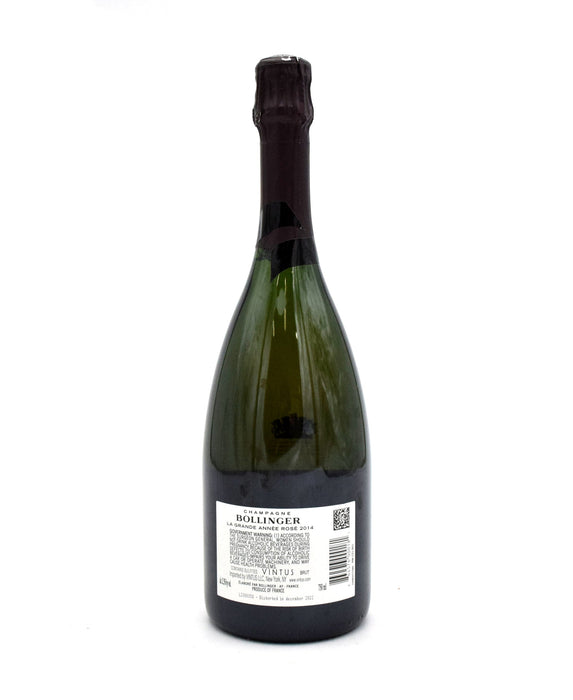 2014 Bollinger La Grande Annee Rose (Very Slightly Scuffed Label)