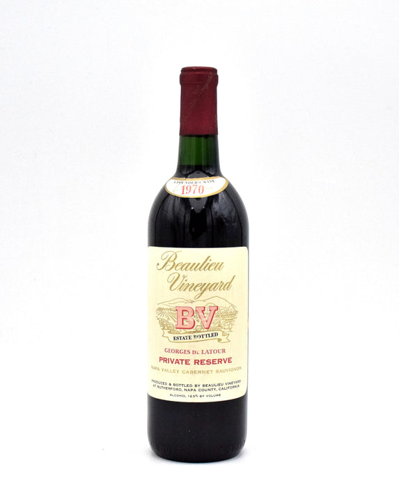 1970 Beaulieu Vineyard BV 'Georges de Latour Private Reserve' Cabernet Sauvignon
